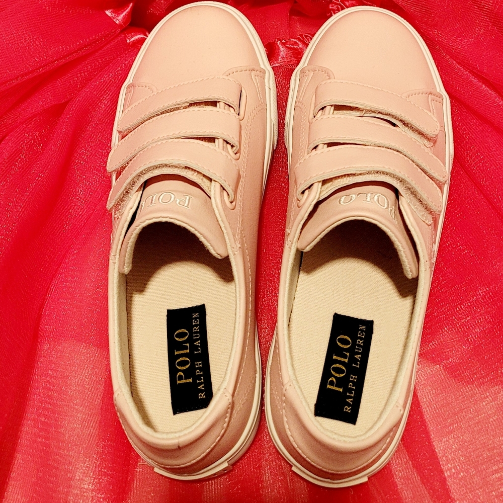 NWOB LITTLE GIRLS CASUAL POLO SNEAKERS